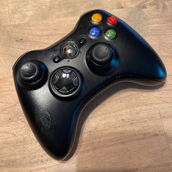 MICROSOFT 360 Wireless Remote BLACK Handheld Game Controller OEM Authentic - Picture 15 of 16